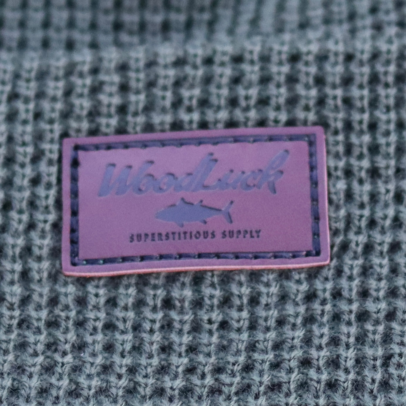 Waffle Knit Beanie - Army
