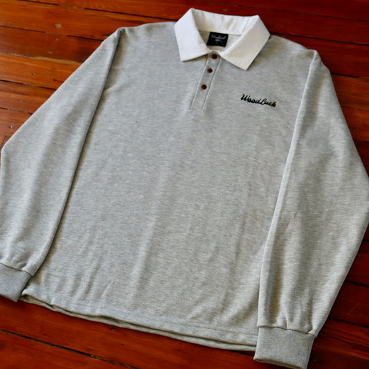 Cord Collar Pull Over - Grey