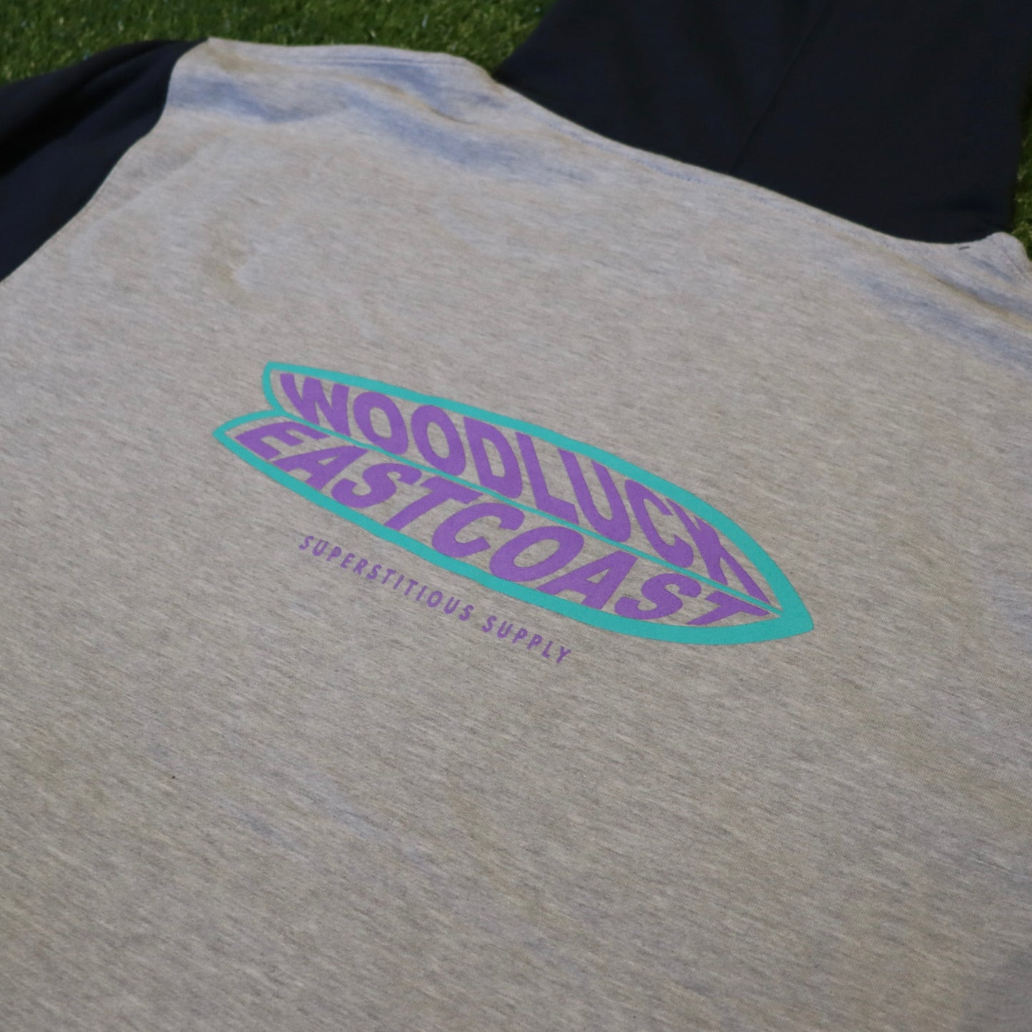 Retro Fish Woodhood - Navy / Heather