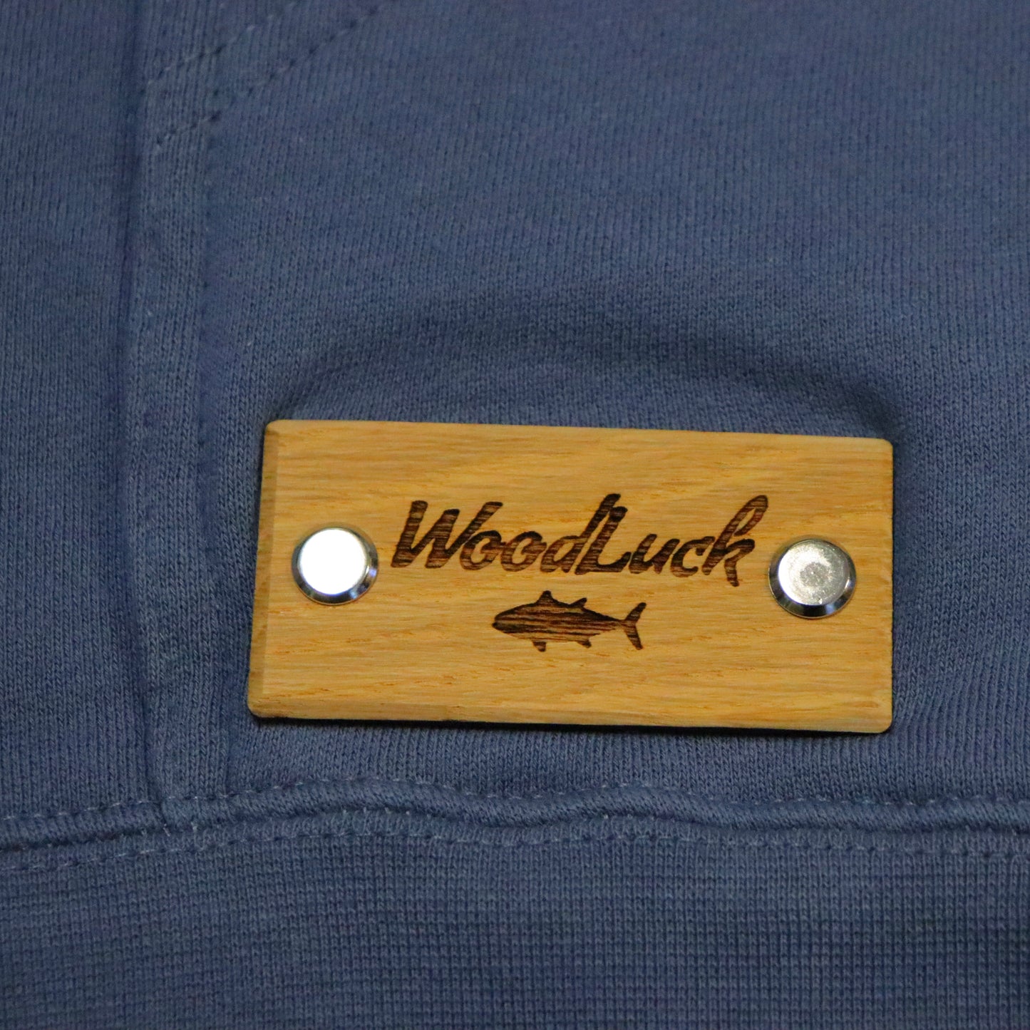 Retro Fish Woodhood - Storm Blue