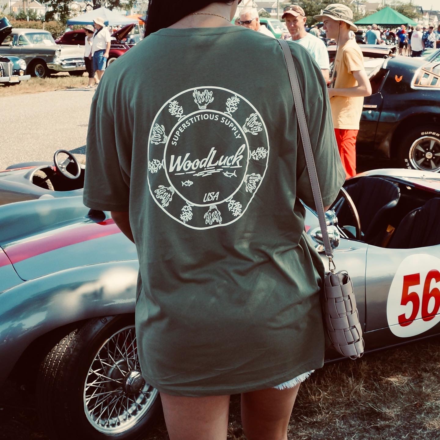 Classic Coral Tee - Light Olive