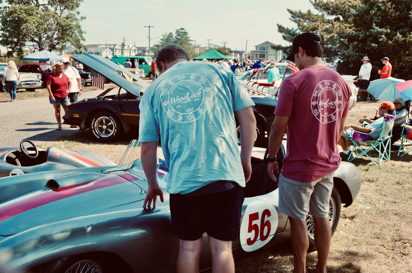 Classic Coral Tee - Light Blue