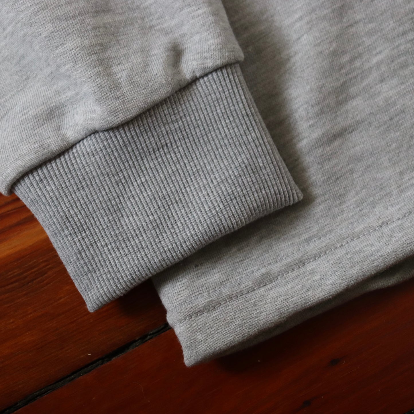 Cord Collar Pull Over - Grey