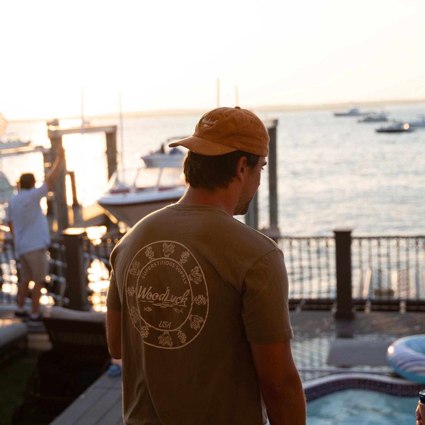 Classic Coral Tee - Light Olive
