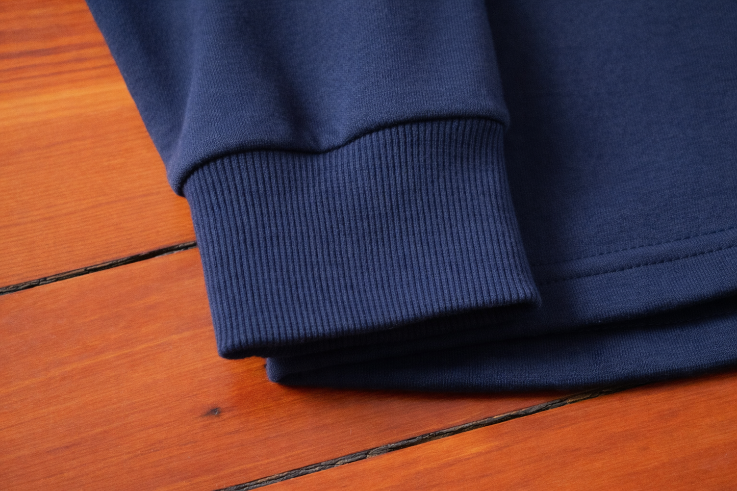 Cord Collar Pull Over - Navy