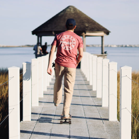 Classic Coral Tee - Mauve