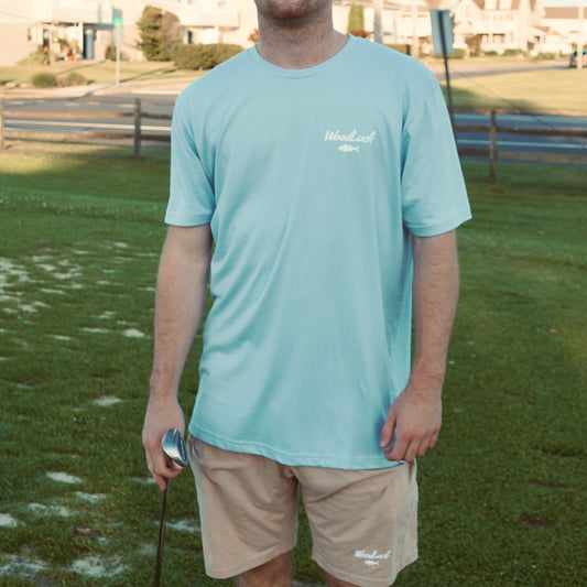 Classic Coral Tee - Light Blue